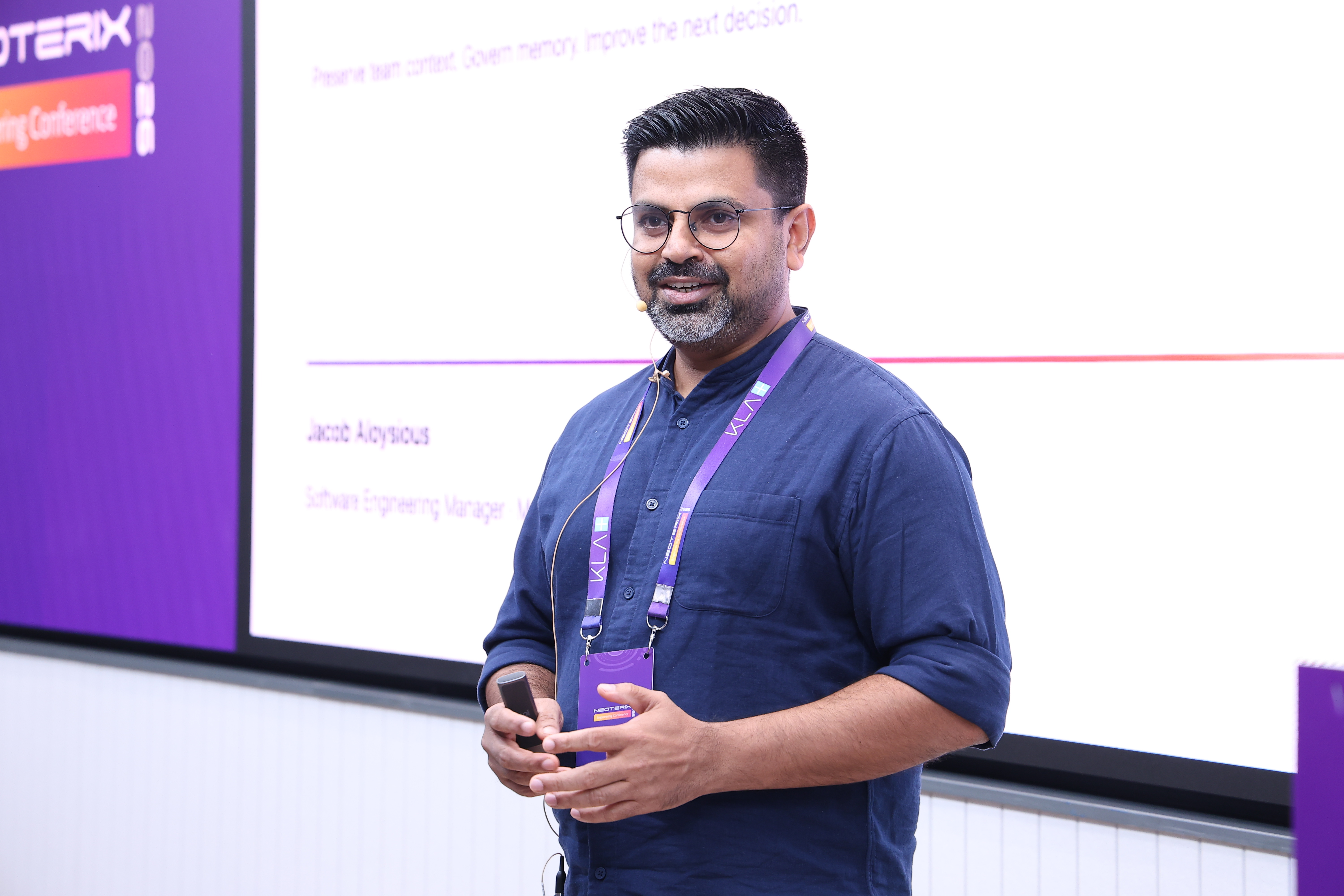 Speaking about governed engineering memory at KLA’s Engineering Conference